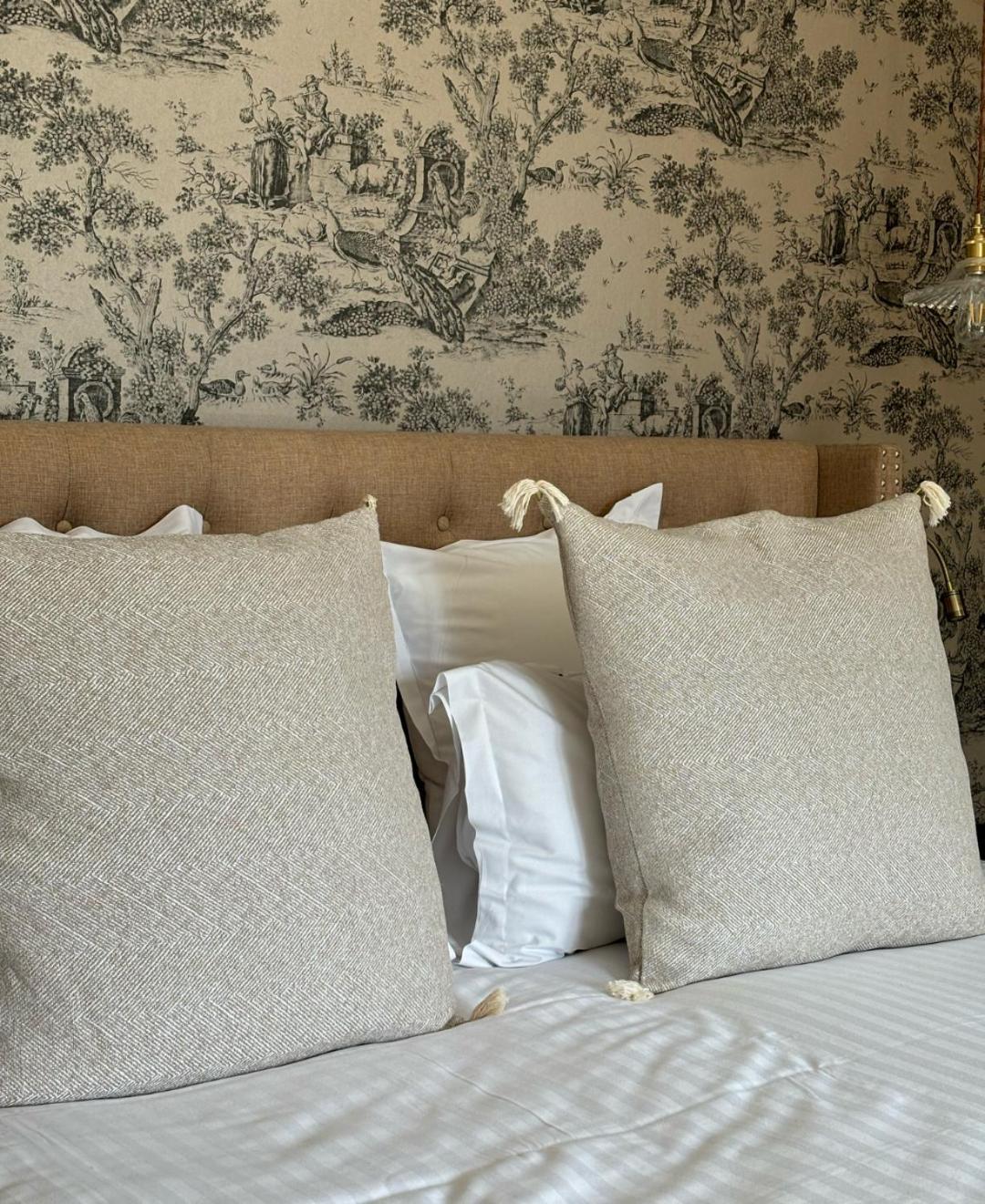 Castel Bois Marie, Maison D'Hotes Montauban Bagian luar foto Cushions on a bed